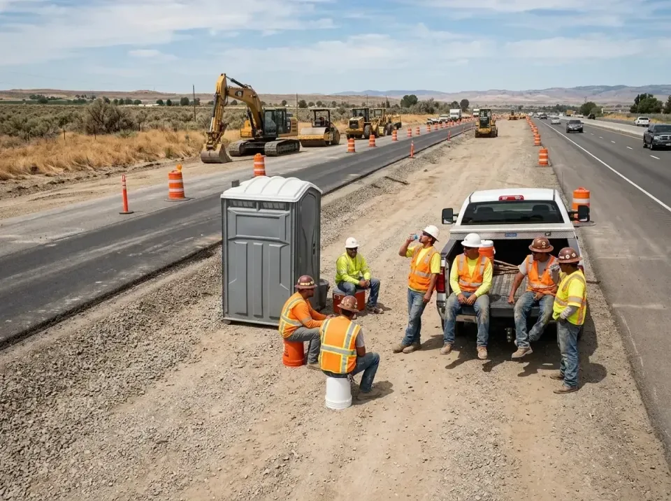 highway-road-construction-crew-007 — frequently asked questions, Porta Potty and Restroom Rentals in River Heights, UT